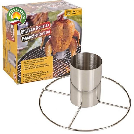 Grille Verticale Pour Air Fryer - Support En Acier Inoxydable Avec 24 Brochettes, Pour Cuisson Bacon, Poulet, Légumes, Améliore La Circulation D'air