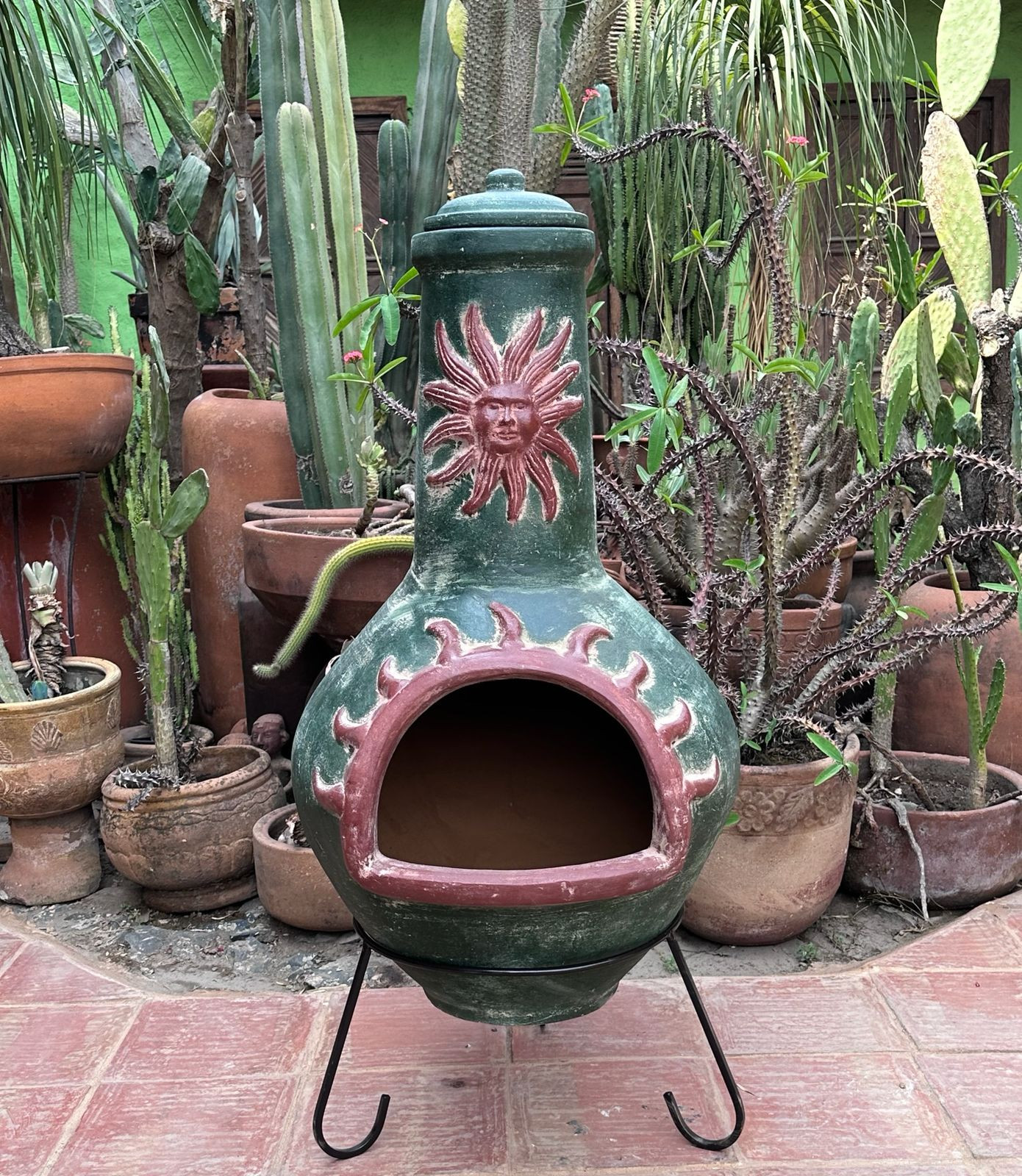 cheminée mexicaine el brasero barbecue en terre cuite el brasero